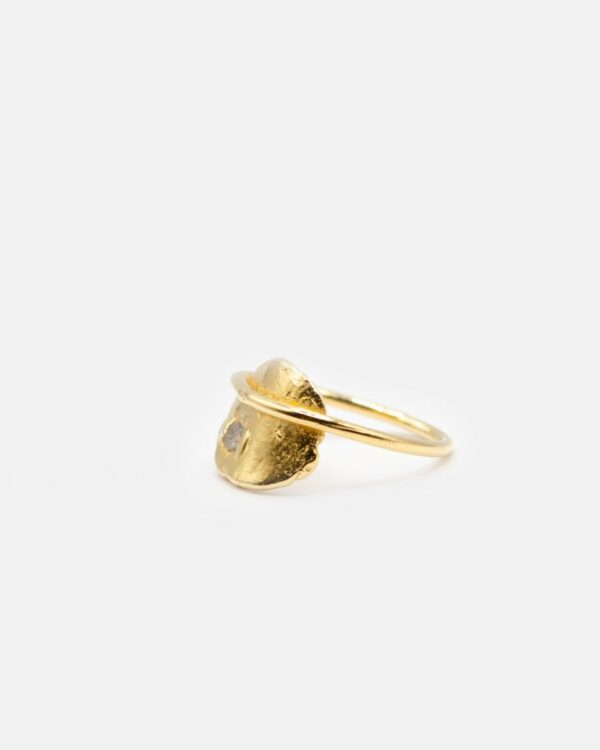 Bague Captured Imperfection II - Vermeil – Image 2