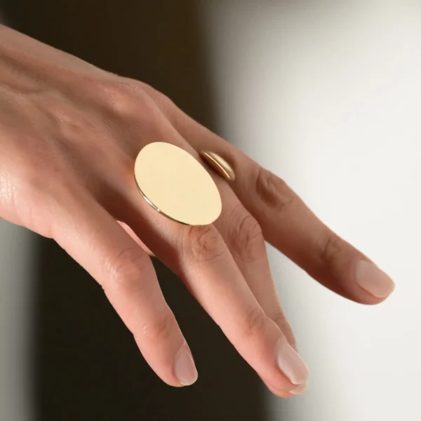 Bague Piattone Stortulino – Image 2