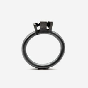 Bague Skyline - Diamants noirs