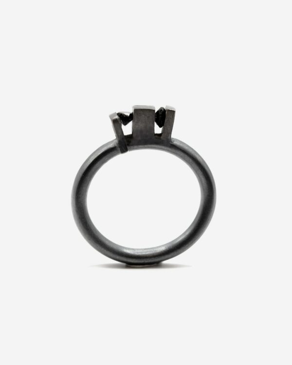 Bague Skyline - Diamants noirs