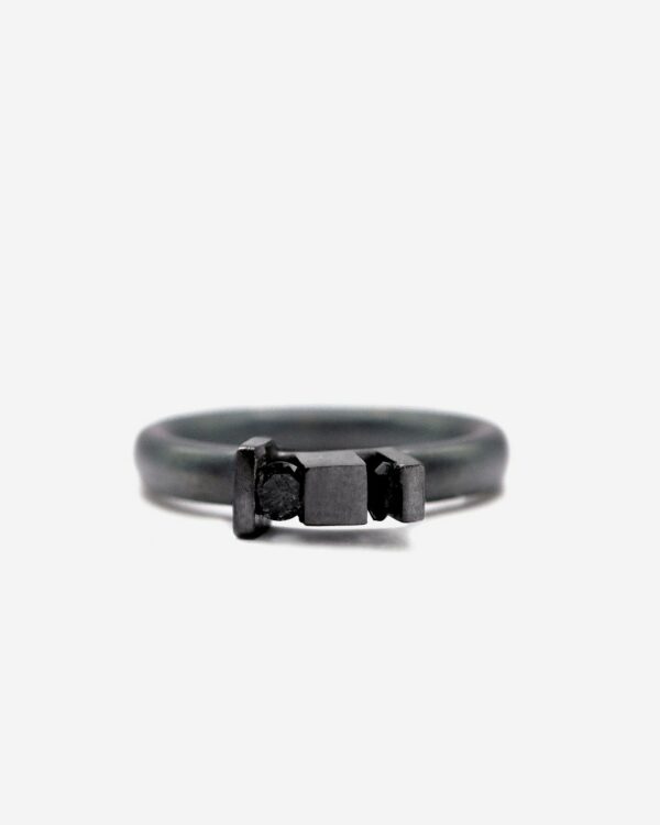 Bague Skyline - Diamants noirs – Image 2