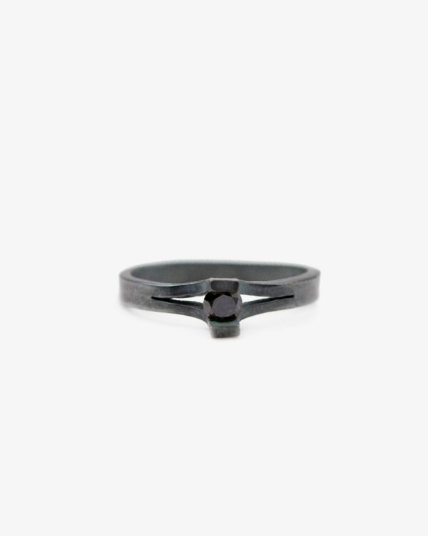 Bague Tear - Diamant noir – Image 2