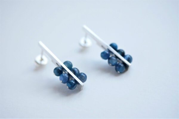 Boucles d'oreilles Médiane - cyanite – Image 2