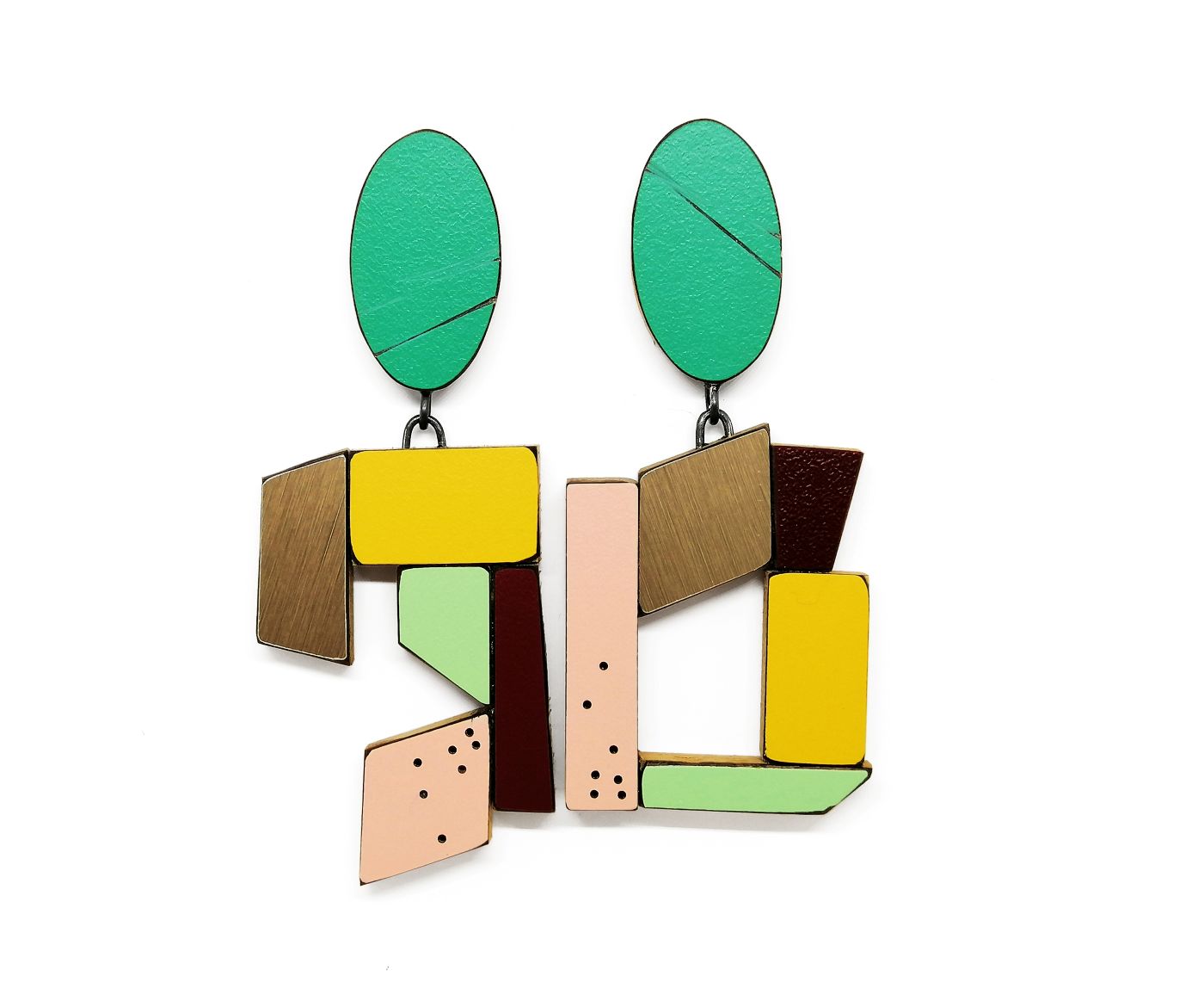 Boucles d'oreilles Koloro Gemo XL Multicolores