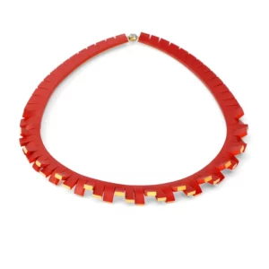 Collier Festival - Rouge & Or