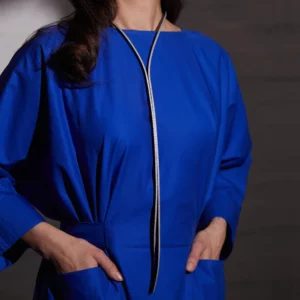 Collier "Straightened" - Argent