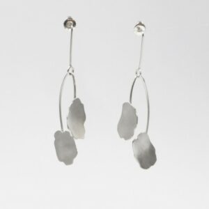 Boucles d'oreilles Hommage à Soulages