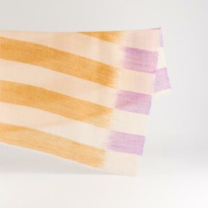 Bandana Cachemire Flux - anis & lilas