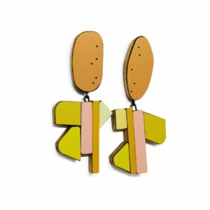 Boucles d'oreilles Koloro Gemo - jaune
