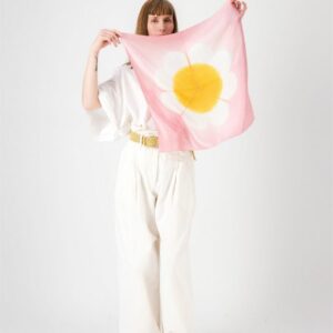 Bandana Marguerite - rose & anis