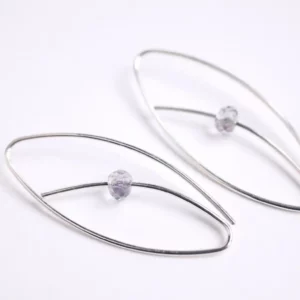 Boucles d'oreilles Cléo - fluorite