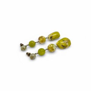 Boucles d'oreilles vertes