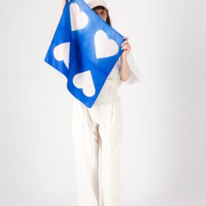 Bandana Love - bleu & rose