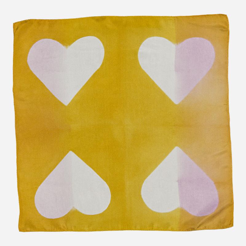 Bandana Love - anis & lilas
