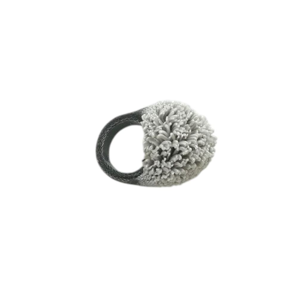 Bague Boule Gris Opale