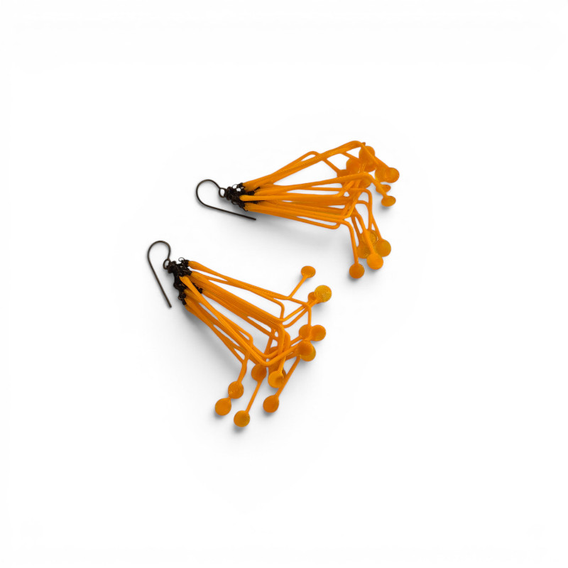 Boucles d'oreilles Filp - orange