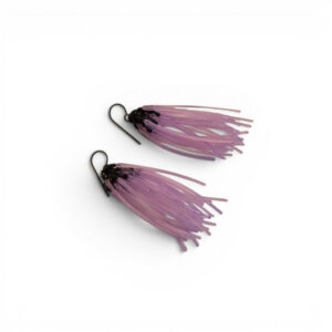Boucles d'oreilles Flex - parme