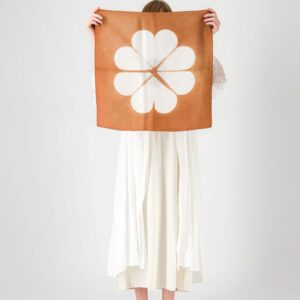 Bandana Marguerite - chestnut & azur