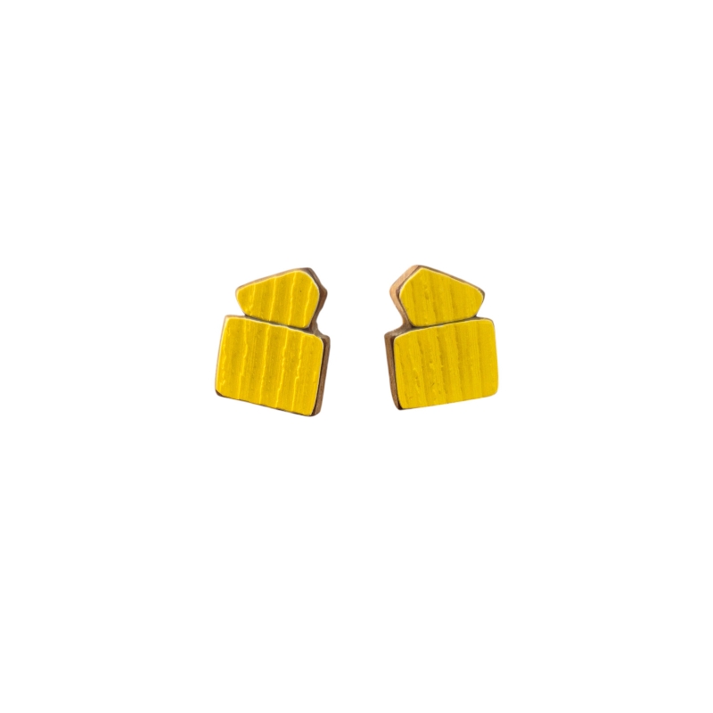 Boucles d'oreilles Koloro Gemo XS - jaune d'or