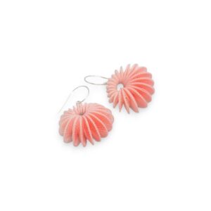 Boucles d'oreilles "Hybrid Big" - rose