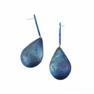 Boucles d'oreilles Gouttes - Bleu