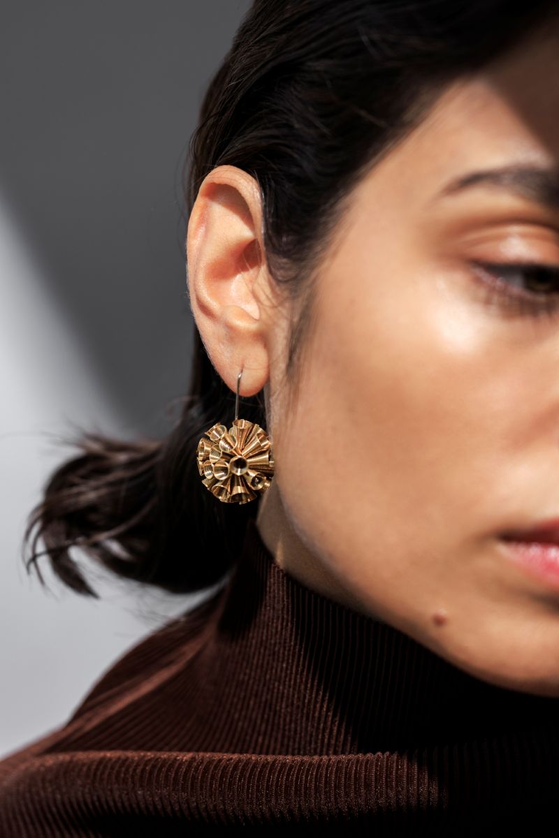 Boucles d'oreilles Bloom Gold – Image 2