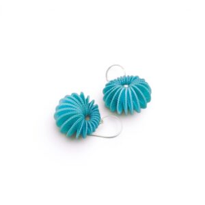 Boucles d'oreilles "Hybrid Big" - turquoise