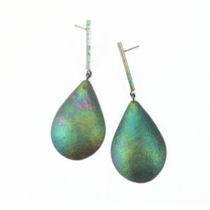 Boucles d'oreilles Gouttes - Vert