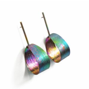 Boucles d'oreilles Loops - vert