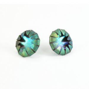 Boucles d'oreilles Tournesol - vert