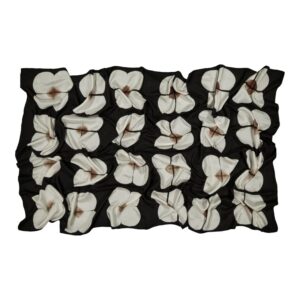 Foulard Sixties - moka & noir