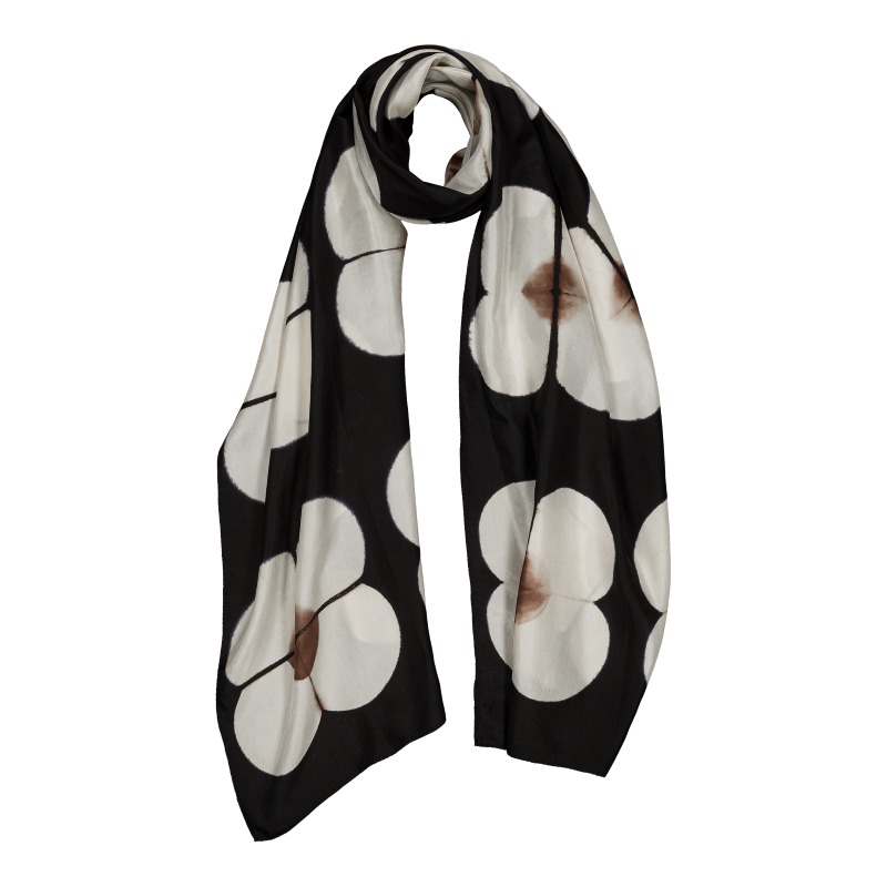 Foulard Sixties - moka & noir – Image 2